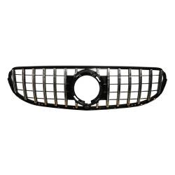 Parrilla Mercedes GLC X253 2020+ Look GT Chrome Negro Brillante