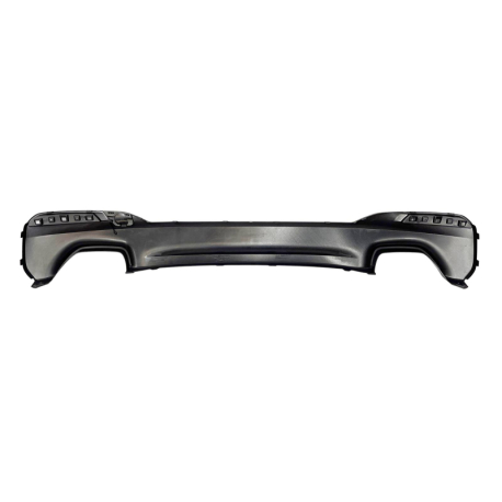 Difusor Trasero BMW G30 / G31 Look M-Tech Gris brillo Doble salida