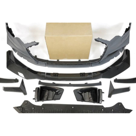 Paragolpes Delantero Audi A6 C8 2020+ Look RS6 Carbono