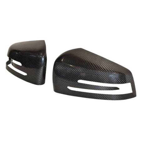Cubre Espejos Carbono Mercedes W204/W212/W218/W221/Clase A/B/C/E/Glk/CLS