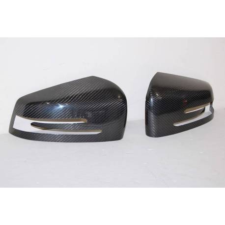 Cubre Espejos Carbono Mercedes W204/W212/W218/W221/Clase A/B/C/E/Glk/CLS