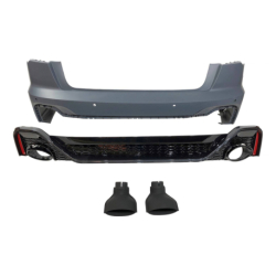 Paragolpes Trasero Audi A6 C8 4 puertas 2019+ Look RS6 Carbono