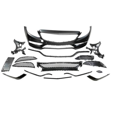 Paragolpes Delantero Mercedes W205 2014-2018 Coupe / 4P / SW look AMG C63