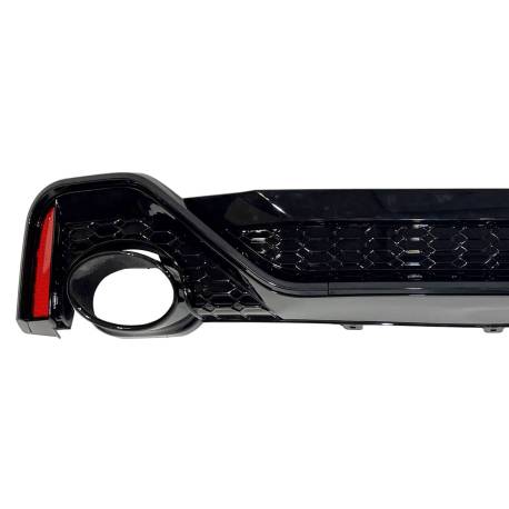 Difusor Trasero Audi A6 / A6 Avant C8 19-21 Look RS6 Negro brillante Para TCA0259