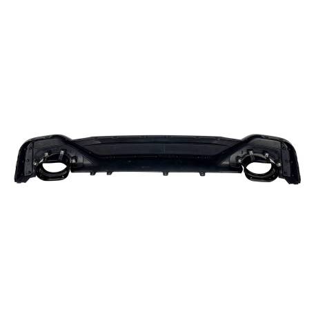 Difusor Trasero Audi A6 / A6 Avant C8 19-21 Look RS6 Negro brillante Para TCA0259