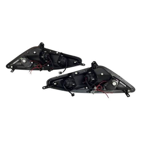 Faros Delanteros Ojos De Angel Toyota Celica '01 Black