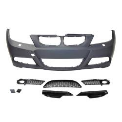 Paragolpes Delantero BMW E90 / E91 05-08 Look M-Tech Punteras Lavafaros ABS