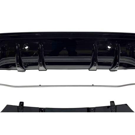 Difusor Trasero Mercedes W205 2019 4P / SW Look C63 ABS