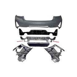 Paragolpes Trasero BMW G20 LCI 2023+ look M-Performance Brillante Negro