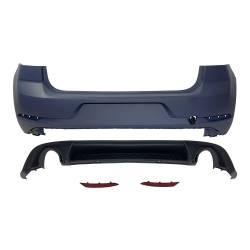 Paragolpes Trasero Volkswagen Golf 7 Look 7.5 GTI 2 Salidas ABS