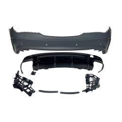 Paragolpes Trasero Mercedes W117 2013-2018 LCI 4P / SW Look AMG A45