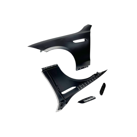 Aletas Mercedes W206 Sedan/SW/Coupe Look C63 Aluminio