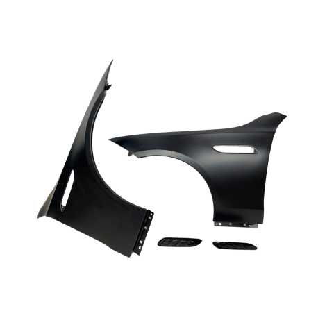Aletas Mercedes W206 Sedan/SW/Coupe Look C63 Aluminio