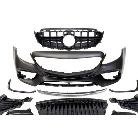 Paragolpes Delantero Mercedes W213 4p 2016-2019 / C238 look AMG E63