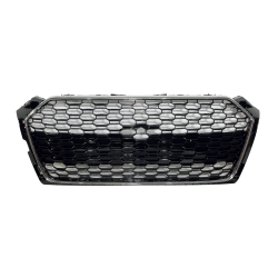 Parrilla Audi A5 18-20 Look RS5 Chrome Negro brillante Cámara