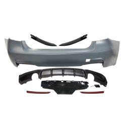Paragolpes Trasero BMW F30 Look M Performance 2 Salidas doble  Punteras