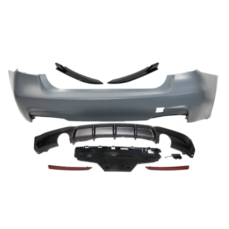Paragolpes Trasero BMW F30 Look M Performance 2 Salidas doble  Punteras