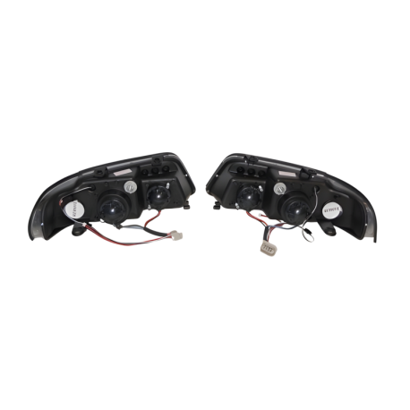 Faros Delanteros Luz De Dia Audi A4 '99-01 Black