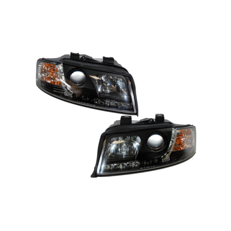 Faros Delanteros Luz De Dia Audi A4 '02-04
