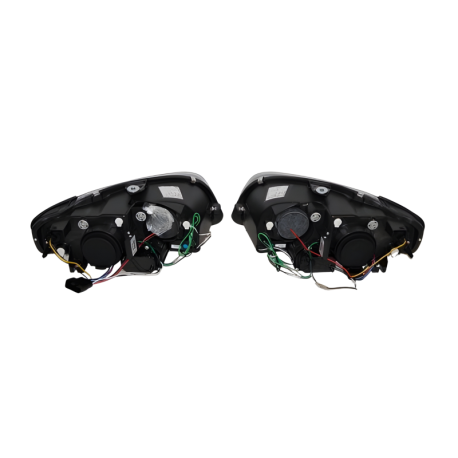 Faros Delanteros Luz De Dia Audi A4 '05-08 Black