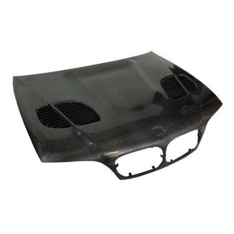 Capó Carbono BMW E46 '02-06 2P. Look M3 GTR C/T