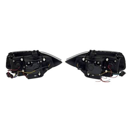 Faros Delanteros Ojos De Angel BMW E87/E81/E88/E82 04-11 Black