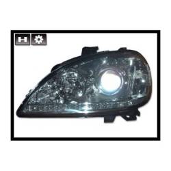 Faros Delanteros Luz De Dia Mercedes W163 '98/'02 Con Antiniebla
