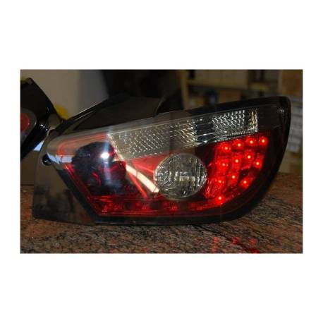 Pilotos Traseros Seat Ibiza '08 3P Led Smoked