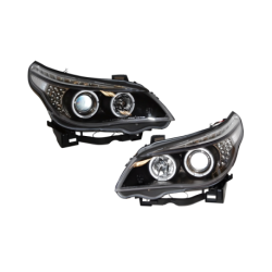 Faros Delanteros Luz De Dia BMW E60 / E61 '03-'07 Intermitente Led