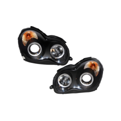 Faros Delanteros Mercedes W203 2001-2007 Black