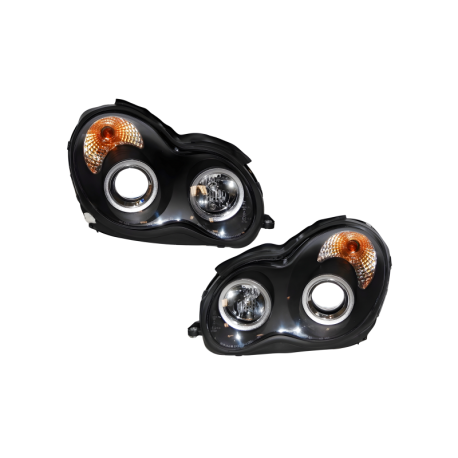 Faros Delanteros Mercedes W203 2001-2007 Black