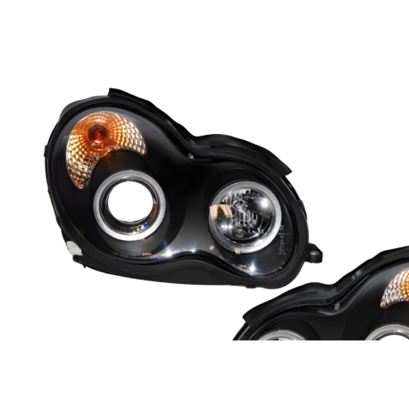 Faros Delanteros Mercedes W203 2001-2007 Black