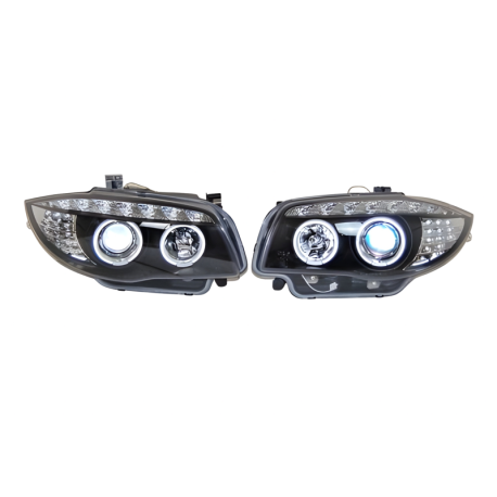 Faros Delanteros Luz De Dia BMW E87/E81/E82/E88 07-11 Black