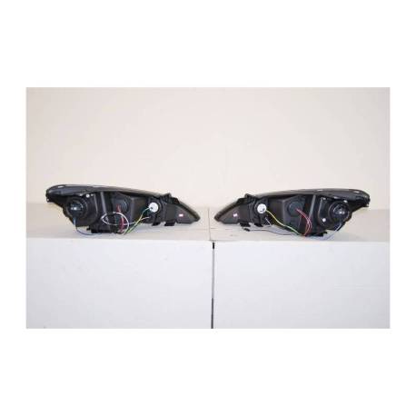 Faros Delanteros Hyundai Genesis 2P 08-11, Black, Luz De Dia
