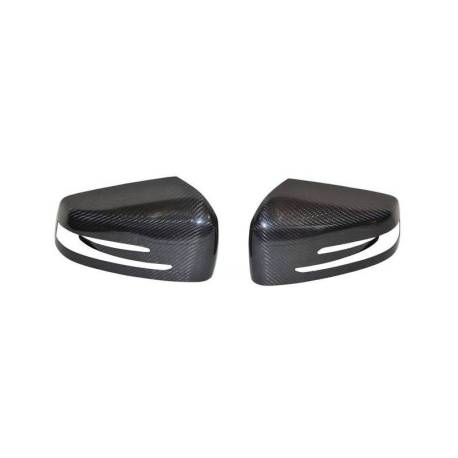 Cubre Espejos Carbono Mercedes W204/W212/W218/W221/Clase A/B/C/E/Glk/CLS