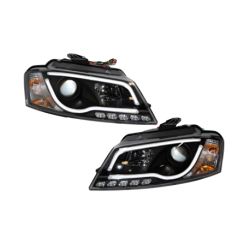 Faros Delanteros Audi A3 2008-2012 Luz Dia Real Lti