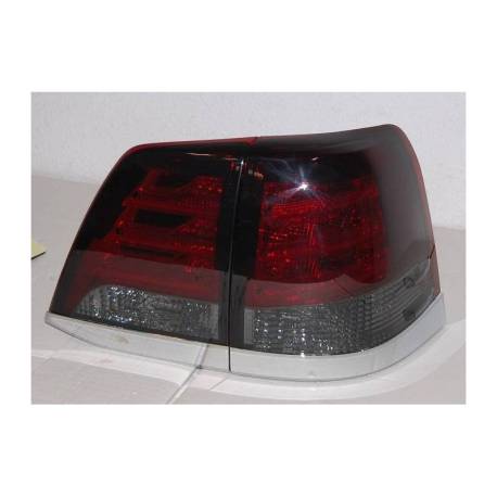 Pilotos Traseros Led Toyota Land Cruiser Fj200 08 Red Smoked
