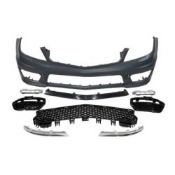 Paragolpes Delantero Mercedes W204 Coupe / 4 Puertas 2007-2013 look AMG C63 Sensores