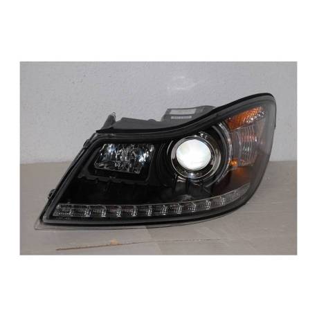 Faros Delanteros Luz De Dia Skoda Octavia '09 Black