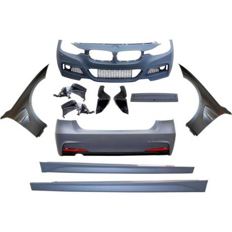 Kit De Carrocería BMW F30 Look M-Tech Con Aletas