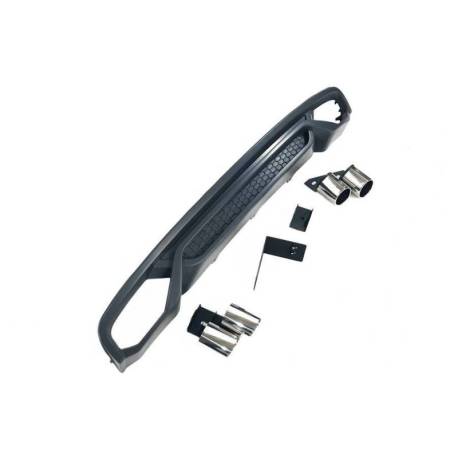 Difusor Trasero Audi A4 B8 4P / Avant 2013-2015 ABS