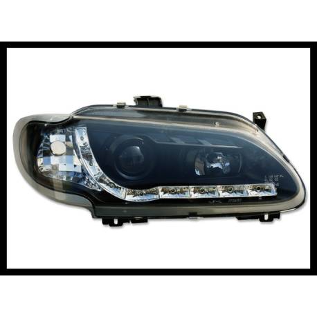 Faros Delanteros Luz De Dia Renault Megane '96 Black