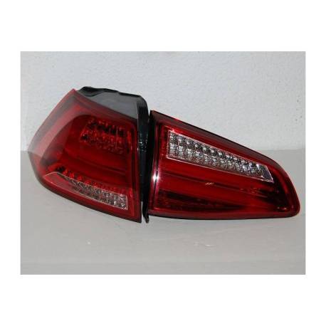 Pilotos Traseros Volkswagen Golf 7 2013 Led Red Cardna