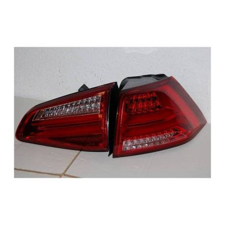 Pilotos Traseros Volkswagen Golf 7 2013 Led Red Cardna