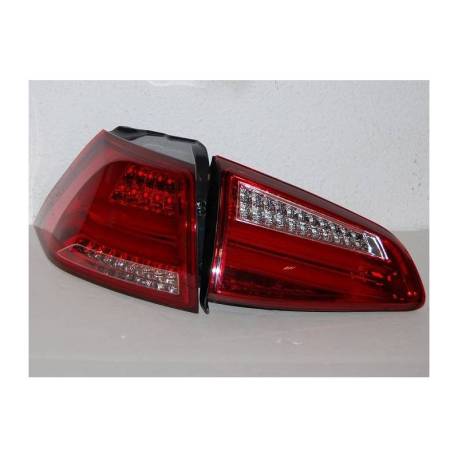 Pilotos Traseros Volkswagen Golf 7 2013 Led Red Cardna