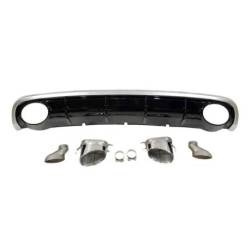 Difusor Trasero Audi A6 Sedan / Avant C7 2011-2014 Look RS6 ABS