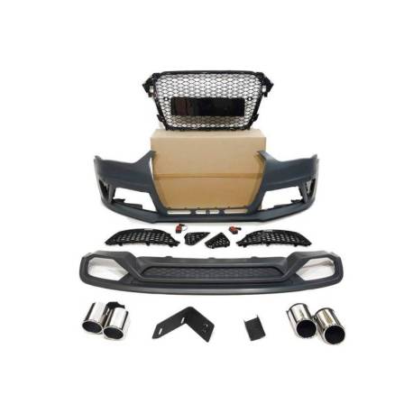 Kit De Carrocería Audi A4 B8.5 13-15 Look RS4 ABS