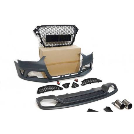 Kit De Carrocería Audi A4 B8.5 13-15 Look RS4 ABS