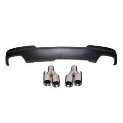 Difusor Trasero BMW F10/F11 10-16 Look M-Tech ABS Colas