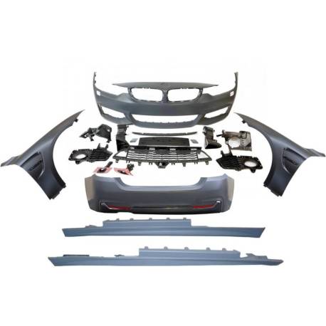 Kit De Carrocería BMW F32 / F33 Look M-Tech Con Aletas